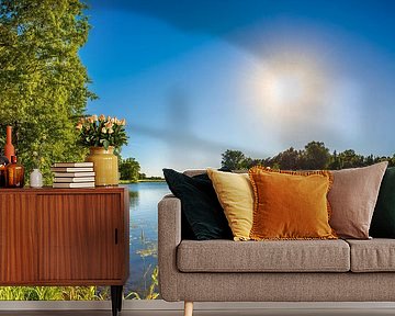 Summer at the river Ems by Günter Albers