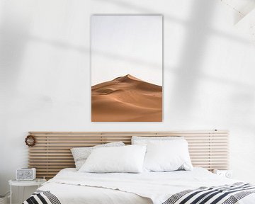 Zandduin in de woestijn van Marokko van Jarno Dorst