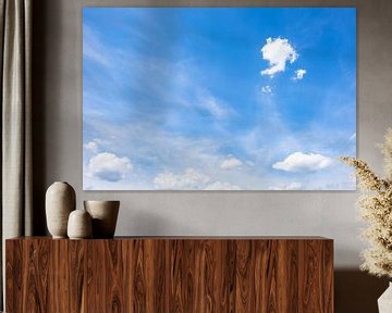 Lucht met wolken van Günter Albers