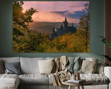 Schloss Wernigerode, Harz, Sachsen-Anhalt, Deutschland von Henk Meijer Photography