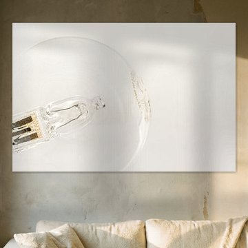 minimalistische weergave van een lamp.