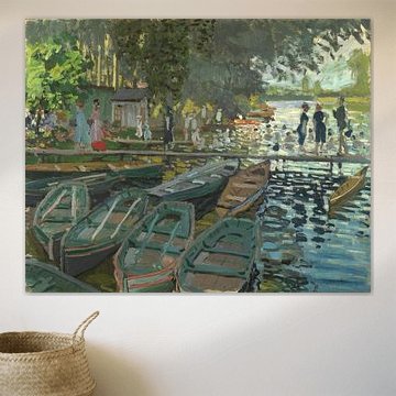 Bathers at La Grenouillère, Claude Monet