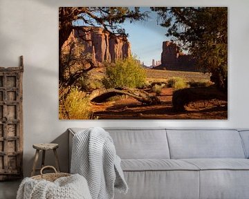 Monument Valley, Navajo Tribal Park. Arizona, USA. by Gert Hilbink