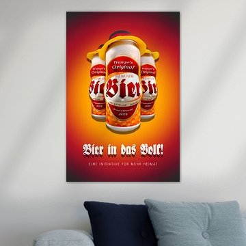 De la bière pour le peuple ! persiflage