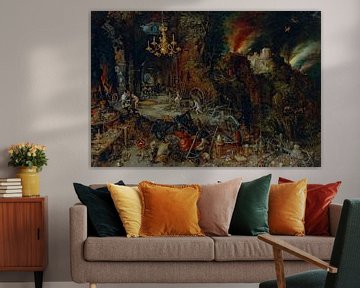 Allegorie van de brand, Jan Brueghel de Oudere, Jan Brueghel de Oude