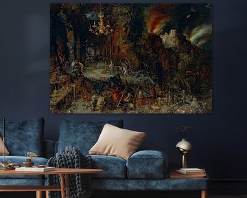 Allegorie van de brand, Jan Brueghel de Oudere, Jan Brueghel de Oude