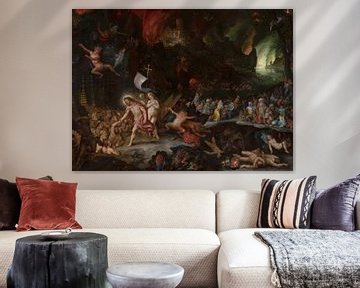 Christus' afdaling in het voorgeborchte der hel, Jan Brueghel de Oudere, Hans Rottenhammer, Jan Brue