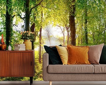 clearing in the forest by Günter Albers