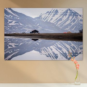 Camping in spiegelbeeld