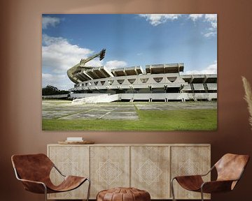Estadio Panamericano (Stade Panaméricain de La Havane) is een multifunctioneel stadion in de buurt v