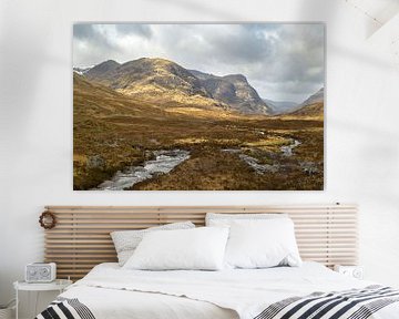 Het prachige landschap van Glencoe in Schotland van Jos Pannekoek