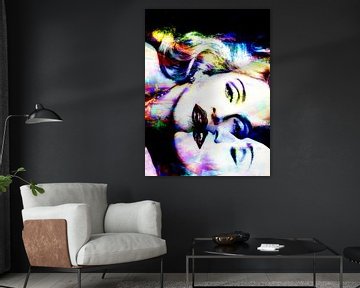 Madonna Truth or Dare Abstraktion farbig von Art By Dominic