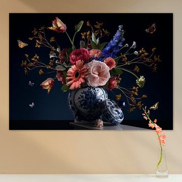 Nature morte de la Fleur de Beauté Royale sur Sander van Laar