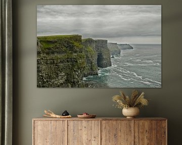 Die Klippen von Moher und Burren Irland. Epische irische Landschaft Meereslandschaft von Tjeerd Kruse