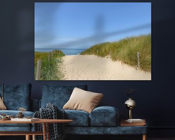 Path through the dunes towards the beach by Sjoerd van der Wal Photography