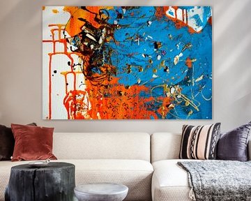 Abstract painting - Ravine view 3 by C. Catharina
