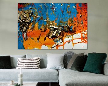 Abstract painting - Ravine view 8 by C. Catharina