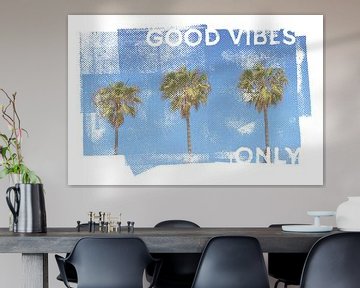 Vintage palm trees | good vibes only by Melanie Viola