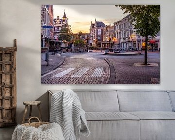 Van Coothplein Breda 's morgens vroeg van JPWFoto