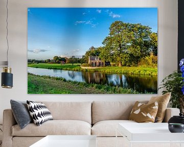 Maison sur le canal de dérivation, Zutphen, Pays-Bas Gelderland sur Gijs Rijsdijk