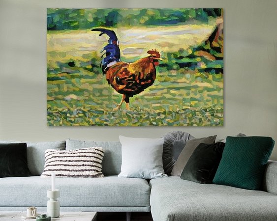 Example of the artwork in a room