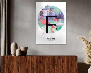 Name poster Fatima by Hannah Barrow