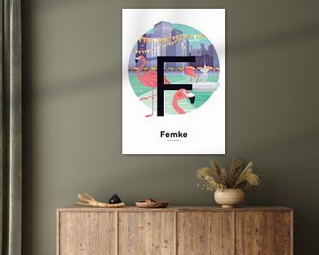 Names Poster Femke by Hannahland .