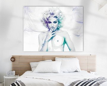 In Bed with Madonna Abstract by Art By Dominic
