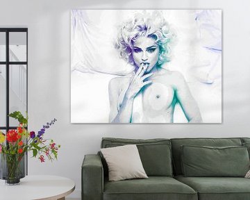 Im Bett mit Madonna abstrakt von Art By Dominic