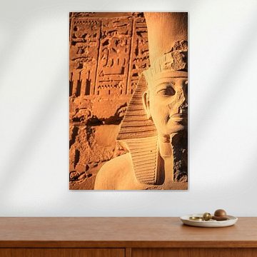 Pharaonenbild in Luxor von Krijn van der Giessen