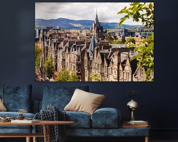 Old Town of Edinburgh by Werner Dieterich