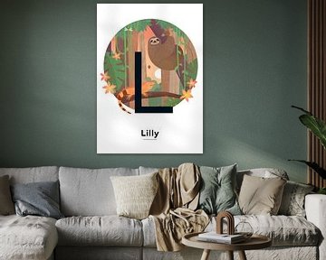 Naamposter Lilly