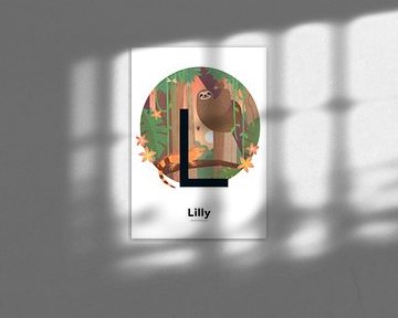 Namensposter Lilly