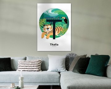 Name Poster Thalia by Hannah Barrow