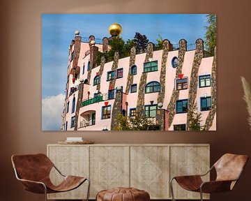 Hundertwasser-Haus in Magdeburg von Werner Dieterich