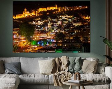Panorama Tbilisi van Jeroen Kleiberg