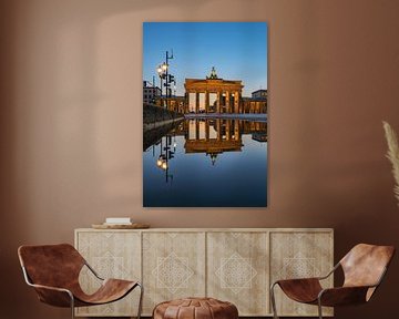 Brandenburg Gate mirrored by Robin Oelschlegel