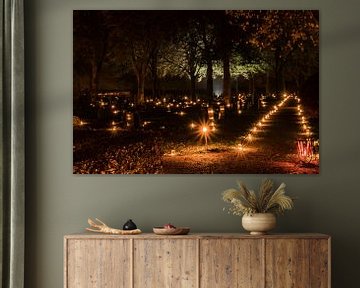 Light evening at the Jacobus church in Rolde by Fred van Bergeijk