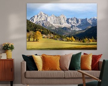 Berglandschaft "Berge im Herbst" von Coen Weesjes