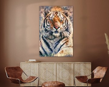 Auge des Tigers (Kunst) von Art by Jeronimo