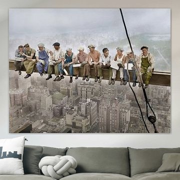 Lunch atop a Skyscraper (1932) by Colourful History