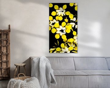 Gelbe Blumen von Stijn Cleynhens