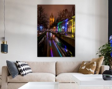 Lichterabend in Delft von Arina Keijzer