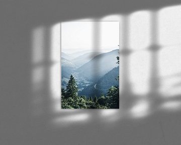 Blick vom Feldberg in den Schwarzwald von Dylan Shu