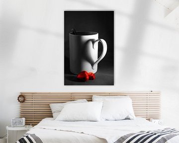 Tasse Kaffee mit Herzen von Tesstbeeld Fotografie