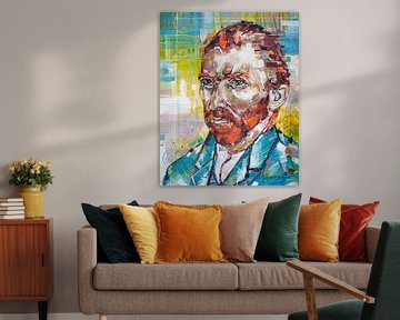 Vincent van Gogh peinture sur Jos Hoppenbrouwers