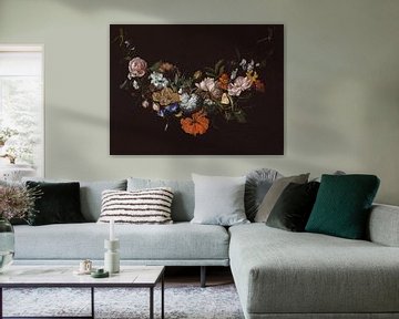 Festoon mit Blumen, Rachel Ruysch