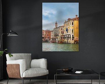 Vue du Canal Grande à Venise sur Rico Ködder