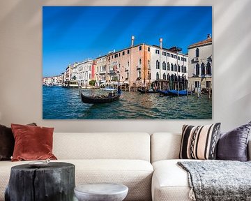 Blick auf den Canal Grande in Venedig, Italien