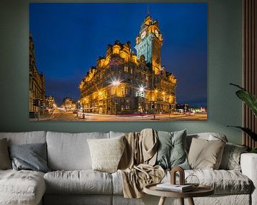Das Balmoral Hotel in Edinburgh, Schottland.